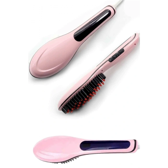 Saç Düzleştirici Tarak Dijital Göstergeli Seramik Kaplama Sıkı Dişli