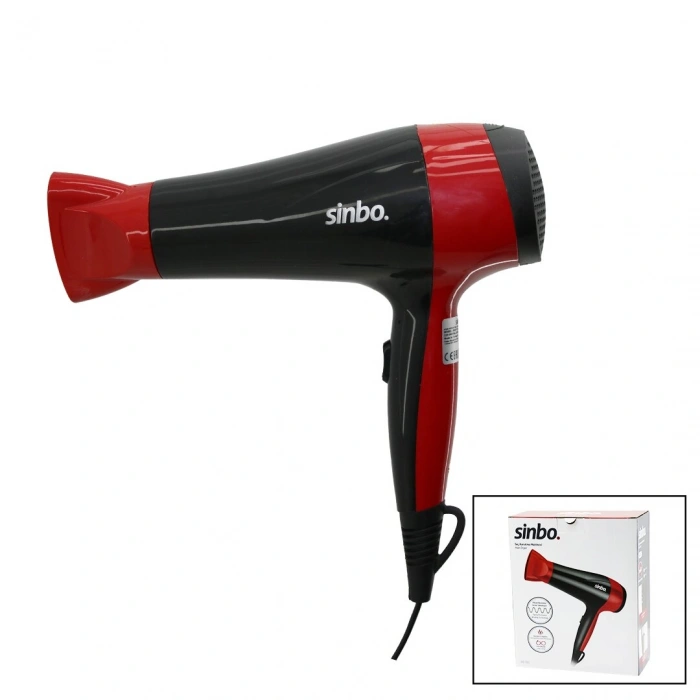 SAÇ KURUTMA MAKİNESİ 2 KADEME HIZ - SICAKLIK FÖN BAŞLIK ZİKZAK REZİSTANS SARIM HOMOJEN ISI DAĞILIM SHD-7093 (4887)