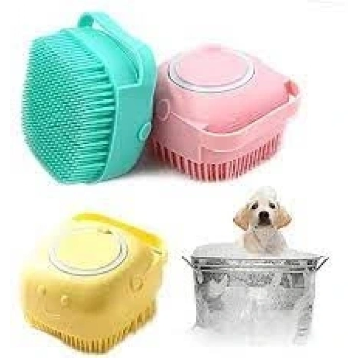 Şampuan Hazneli Kedi Köpek Yıkama Kesesi