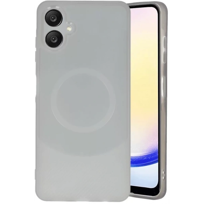 Samsung A06 Kılıf Maya Karbon Kapak - Gri