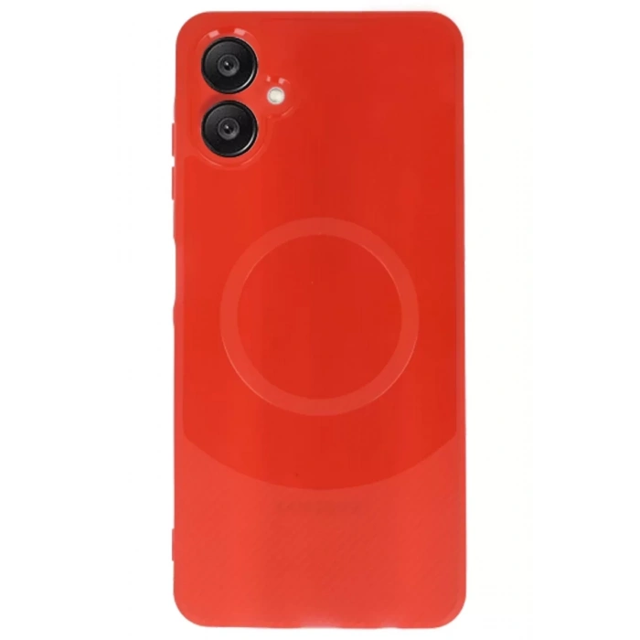 Samsung A06 Kılıf Maya Karbon Kapak - Kırmızı