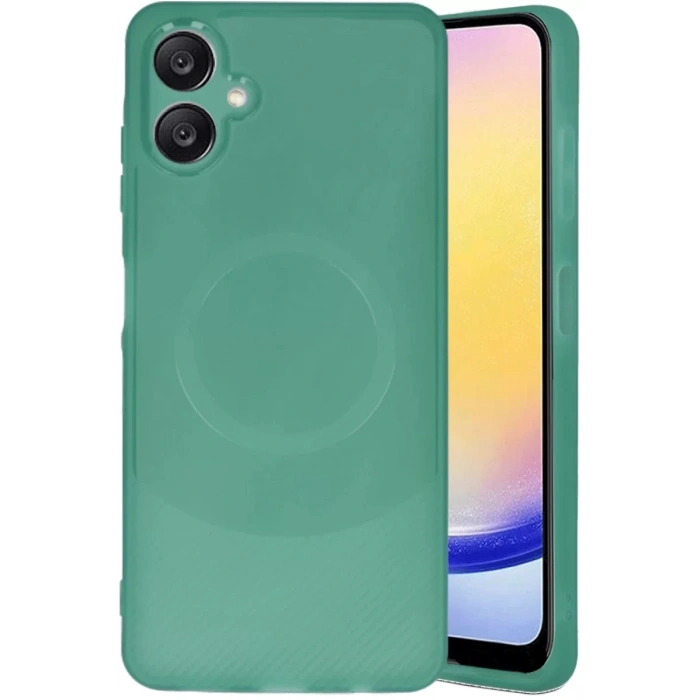Samsung A06 Kılıf Maya Karbon Kapak - Koyu Yeşil