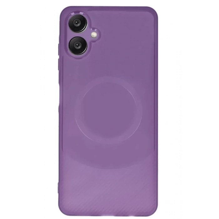 Samsung A06 Kılıf Maya Karbon Kapak - Mürdüm