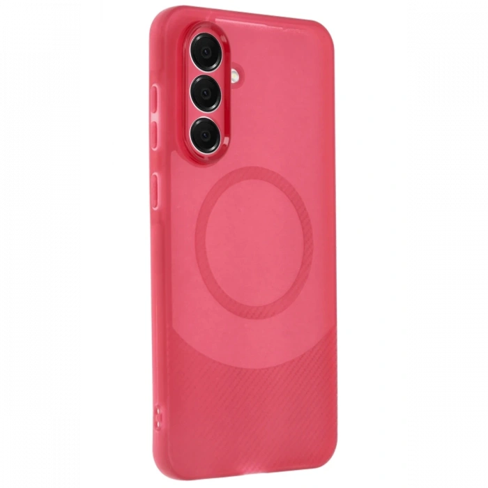 Samsung A36 Kılıf Maya Karbon Kapak - Bordo