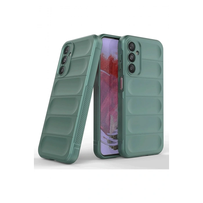 Samsung A36 Kılıf Optimum Silikon - Koyu Yeşil