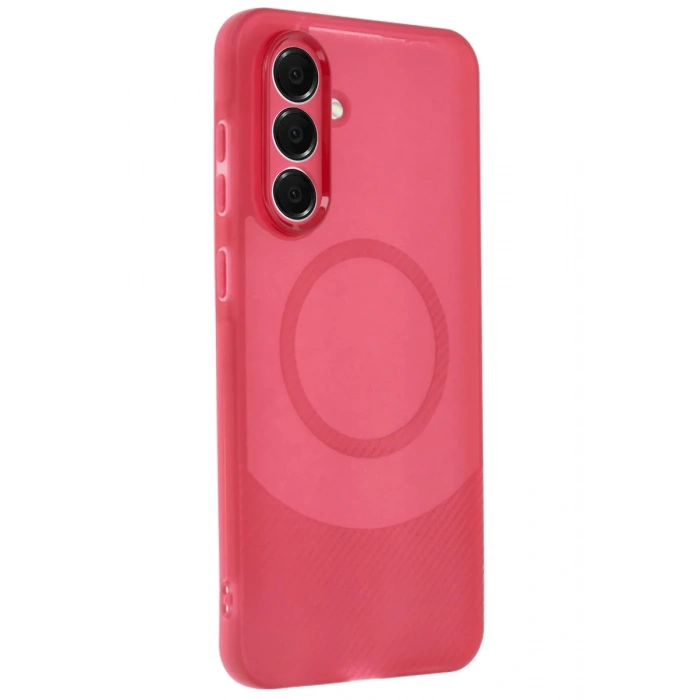 Samsung A56 Kılıf Maya Karbon Kapak - Bordo