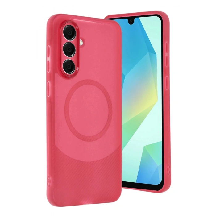 Samsung A56 Kılıf Maya Karbon Kapak - Bordo