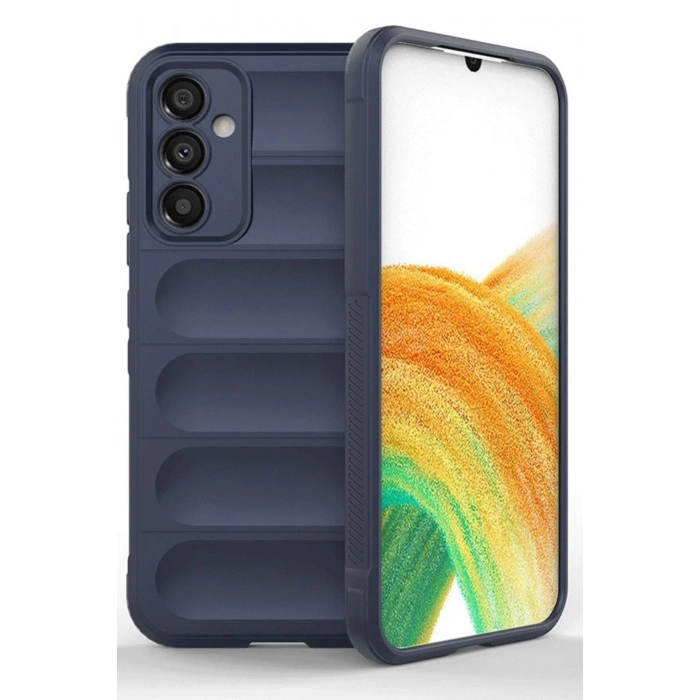 Samsung A56 Kılıf Optimum Silikon - Lacivert