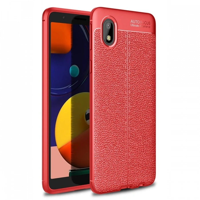 Samsung Galaxy A01 Core Kılıf Auto Focus Kapak - Kırmızı