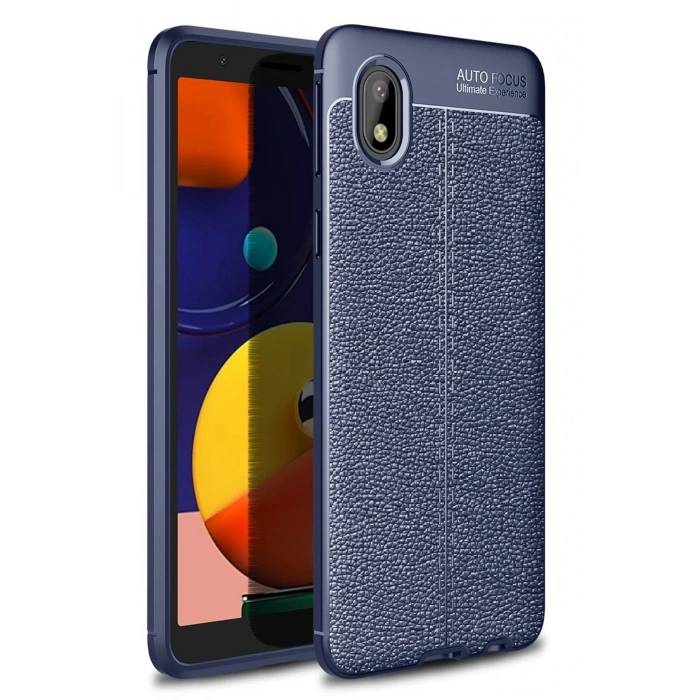 Samsung Galaxy A01 Core Kılıf Auto Focus Kapak - Lacivert