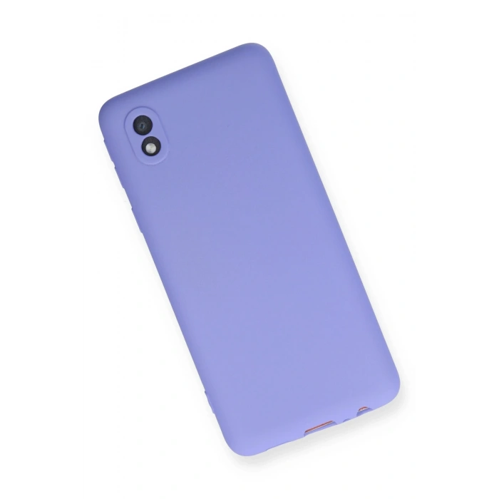 Samsung Galaxy A01 Core Kılıf First Silikon - Lila
