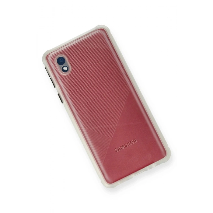 Samsung Galaxy A01 Core Kılıf Miami Şeffaf Silikon - Şeffaf