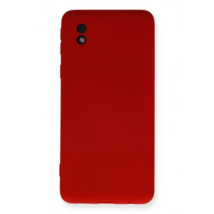 Samsung Galaxy A01 Core Kılıf Nano içi Kadife Silikon - Kırmızı