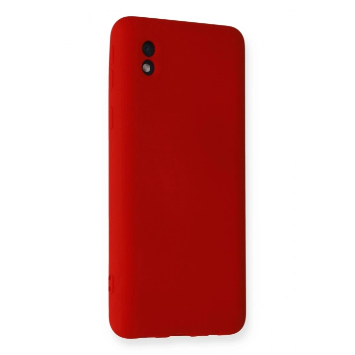 Samsung Galaxy A01 Core Kılıf Nano içi Kadife Silikon - Kırmızı