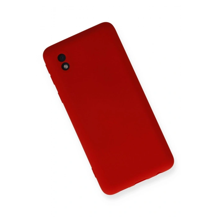 Samsung Galaxy A01 Core Kılıf Nano içi Kadife Silikon - Kırmızı