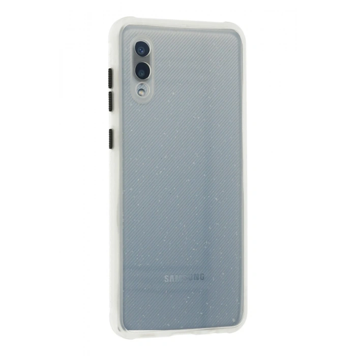 Samsung Galaxy A02 Kılıf Miami Şeffaf Silikon - Şeffaf