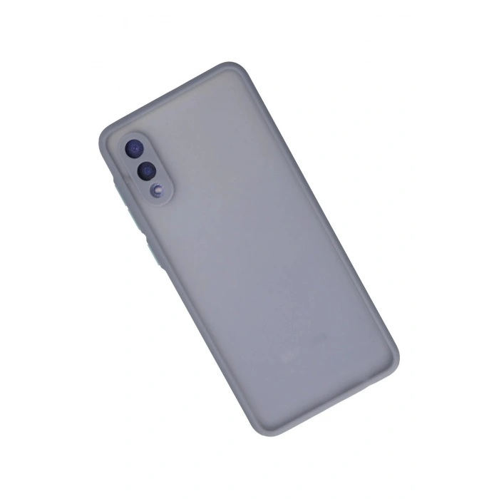 Samsung Galaxy A02 Kılıf Montreal Silikon Kapak - Gri
