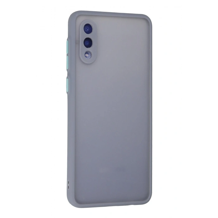 Samsung Galaxy A02 Kılıf Montreal Silikon Kapak - Gri
