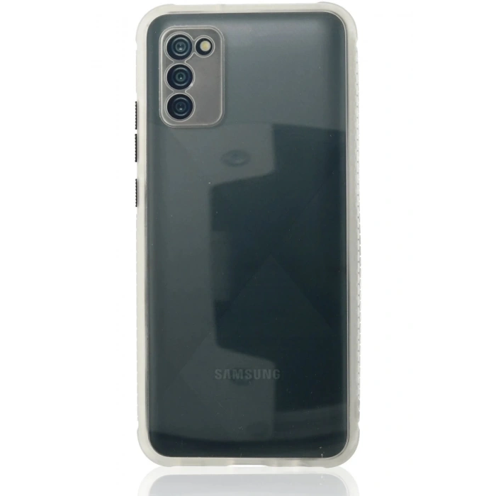 Samsung Galaxy A02S Kılıf Miami Şeffaf Silikon - Şeffaf