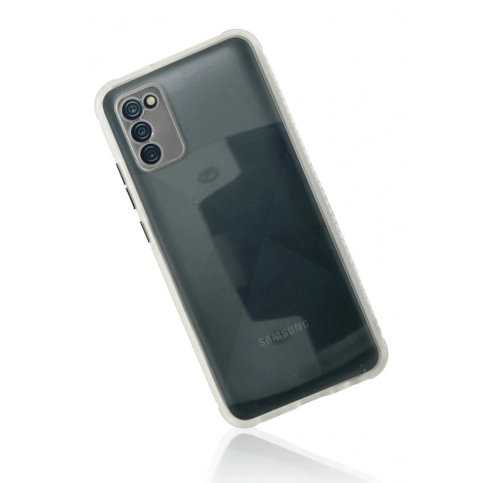 Samsung Galaxy A02S Kılıf Miami Şeffaf Silikon - Şeffaf