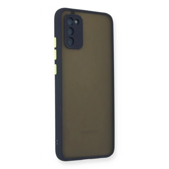 Samsung Galaxy A02S Kılıf Montreal Silikon Kapak - Lacivert