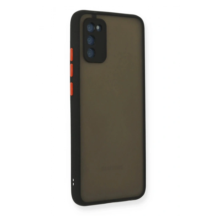 Samsung Galaxy A02S Kılıf Montreal Silikon Kapak - Siyah