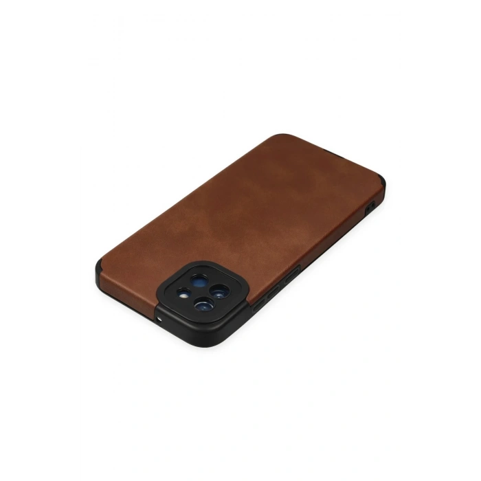 Samsung Galaxy A03 Kılıf Loop Deri Silikon - Kahverengi