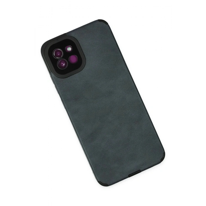 Samsung Galaxy A03 Kılıf Loop Deri Silikon - Lacivert