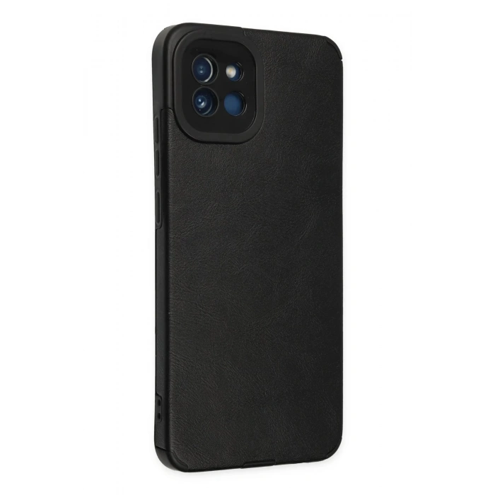 Samsung Galaxy A03 Kılıf Loop Deri Silikon - Siyah