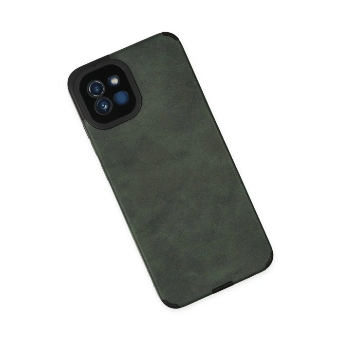 Samsung Galaxy A03 Kılıf Loop Deri Silikon - Yeşil