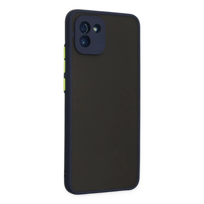 Samsung Galaxy A03 Kılıf Montreal Silikon Kapak - Lacivert