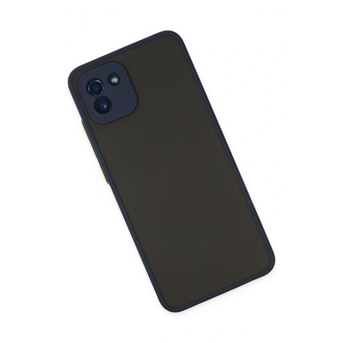 Samsung Galaxy A03 Kılıf Montreal Silikon Kapak - Lacivert