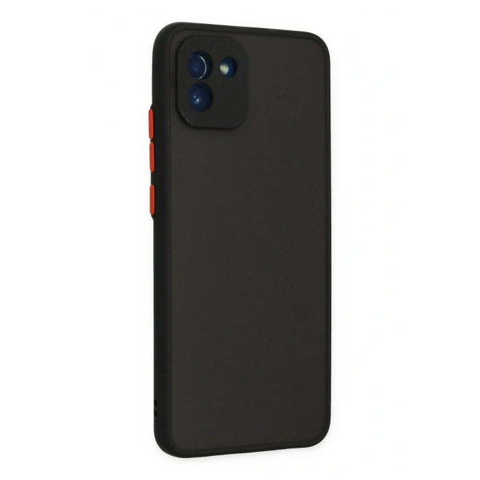 Samsung Galaxy A03 Kılıf Montreal Silikon Kapak - Siyah