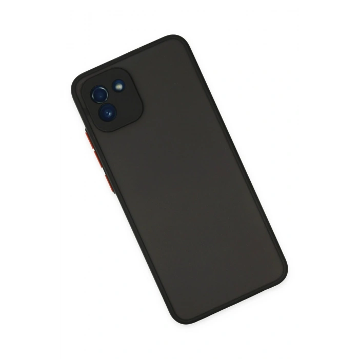 Samsung Galaxy A03 Kılıf Montreal Silikon Kapak - Siyah