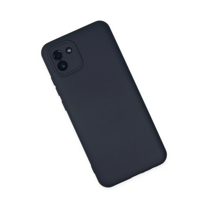 Samsung Galaxy A03 Kılıf Nano içi Kadife Silikon - Lacivert