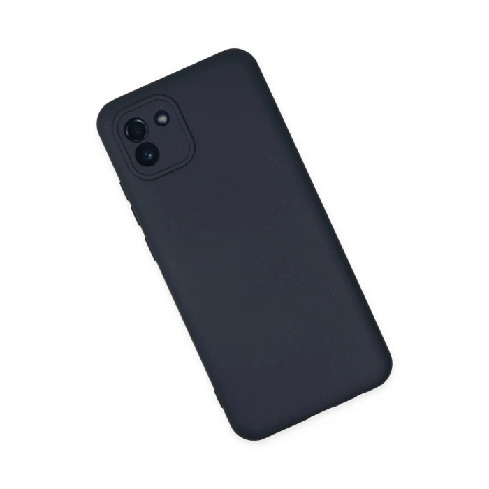 Samsung Galaxy A03 Kılıf Nano içi Kadife Silikon - Lacivert