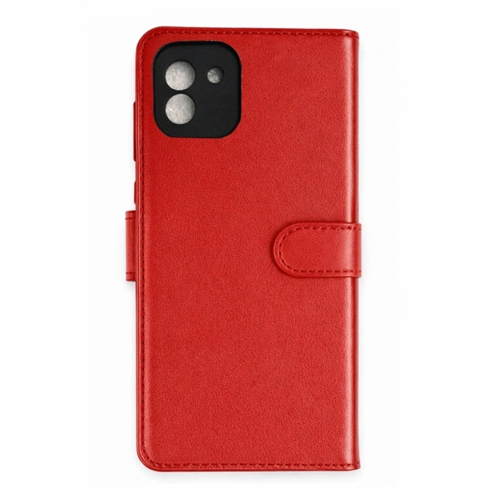 Samsung Galaxy A03 Kılıf Trend S Plus Kapaklı Kılıf - Kırmızı