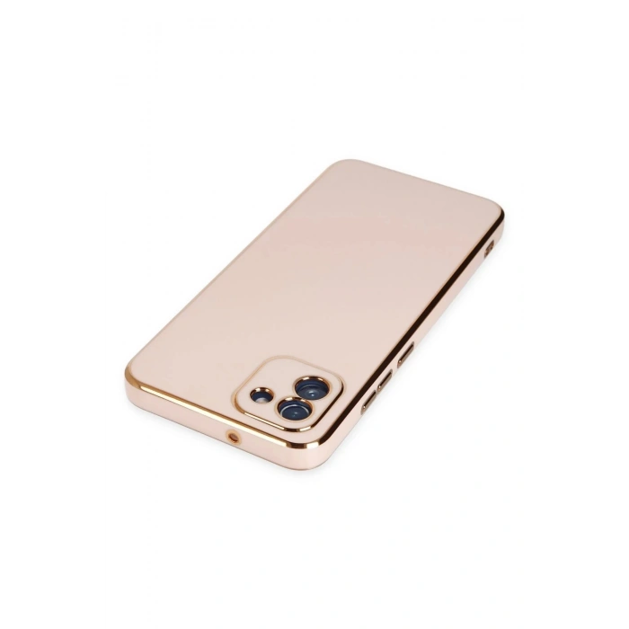 Samsung Galaxy A03 Kılıf Volet Silikon - Pembe