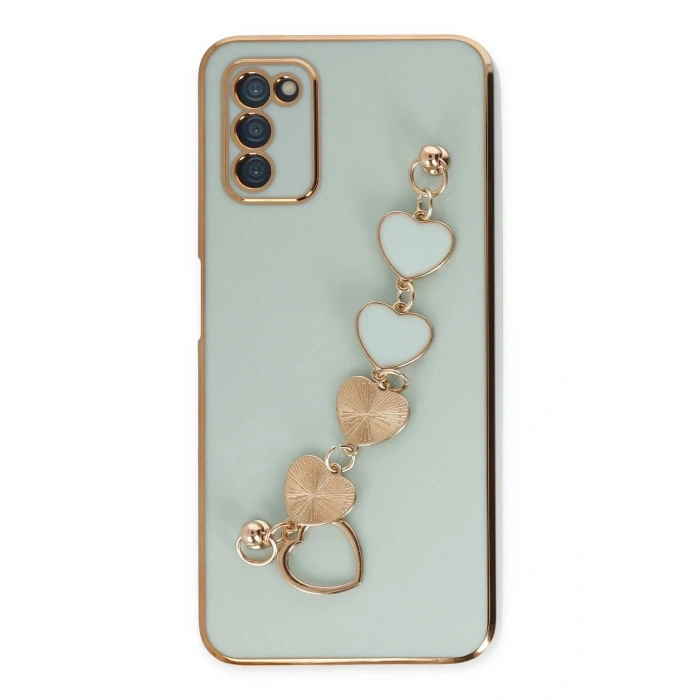 Samsung Galaxy A03S Kılıf Esila Silikon - Su Yeşili