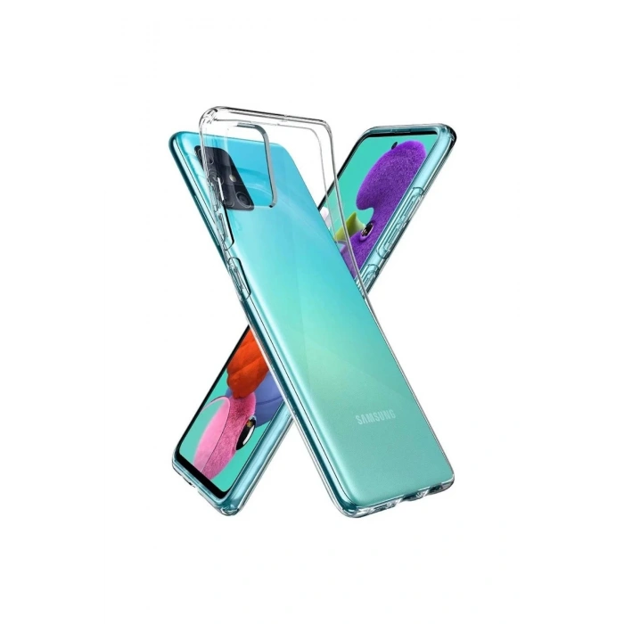 Samsung Galaxy A03S Kılıf Lüx Şeffaf Silikon