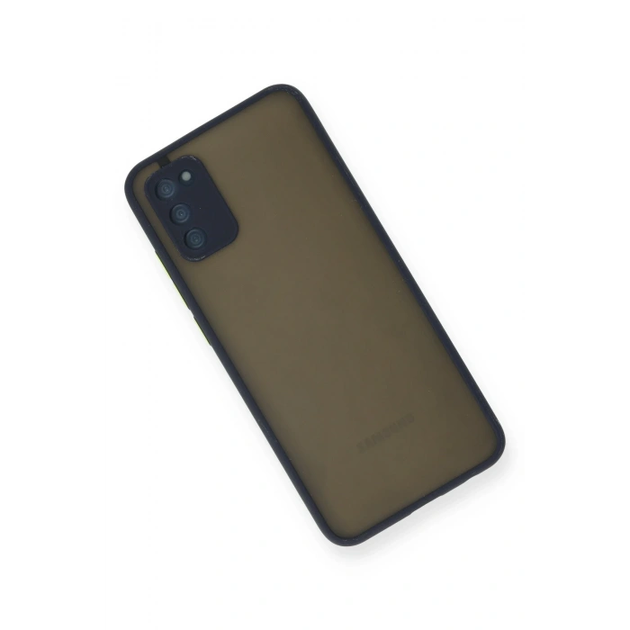 Samsung Galaxy A03S Kılıf Montreal Silikon Kapak - Lacivert
