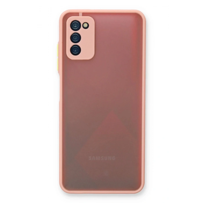 Samsung Galaxy A03S Kılıf Montreal Silikon Kapak - Pembe