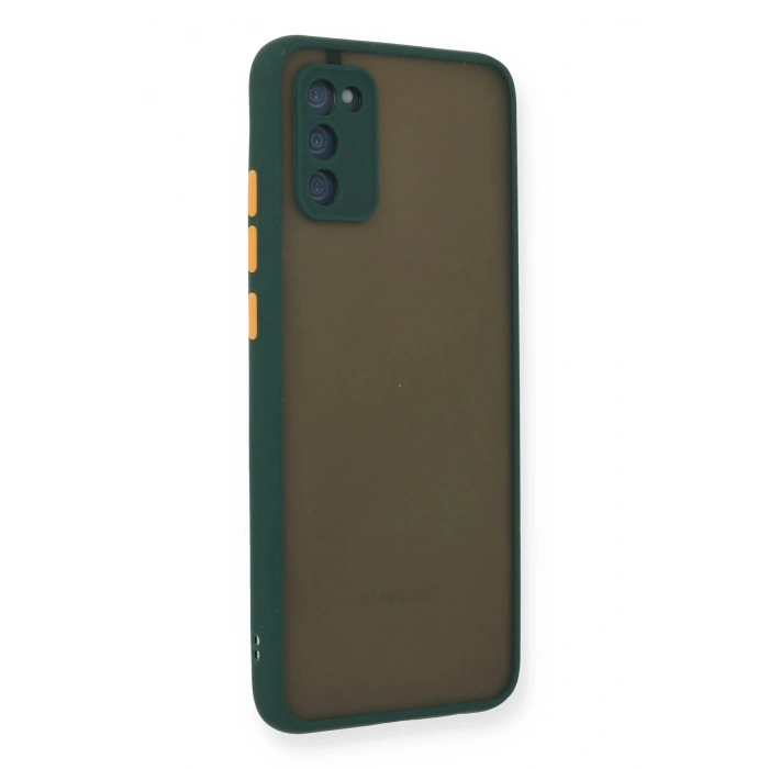 Samsung Galaxy A03S Kılıf Montreal Silikon Kapak - Yeşil