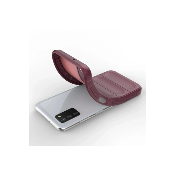 Samsung Galaxy A03S Kılıf Optimum Silikon - Bordo
