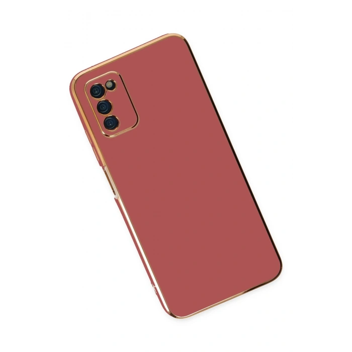 Samsung Galaxy A03S Kılıf Volet Silikon - Kırmızı