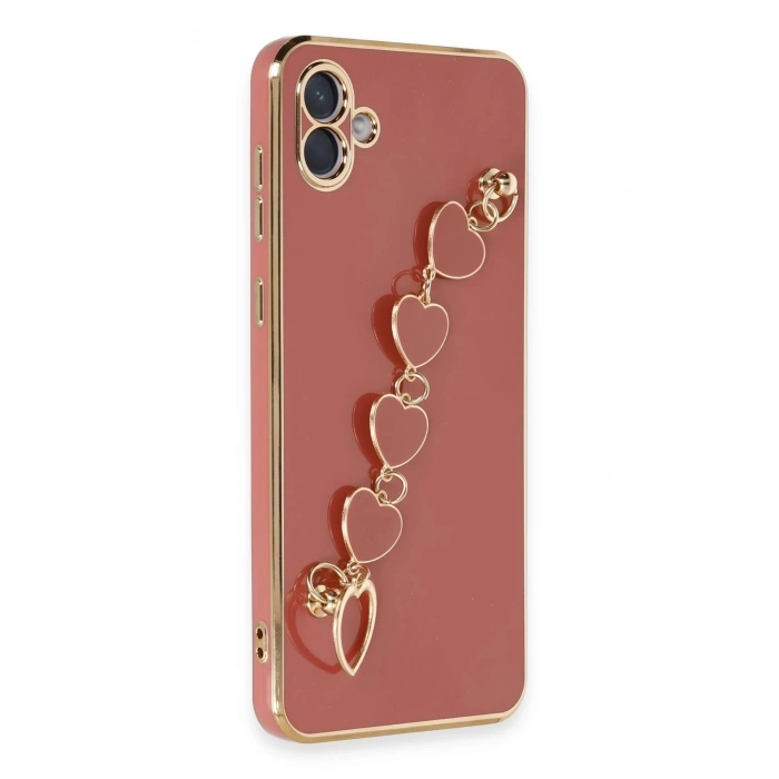 Samsung Galaxy A04 Kılıf Esila Silikon - Kırmızı