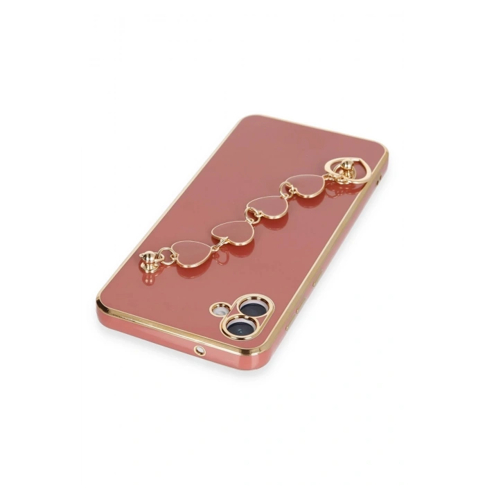 Samsung Galaxy A04 Kılıf Esila Silikon - Kırmızı