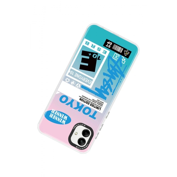 Samsung Galaxy A04 Kılıf Estoril Desenli Kapak - Estoril - 1