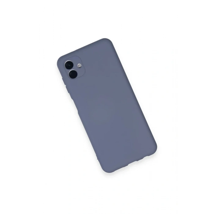 Samsung Galaxy A04 Kılıf Nano içi Kadife Silikon - Gri