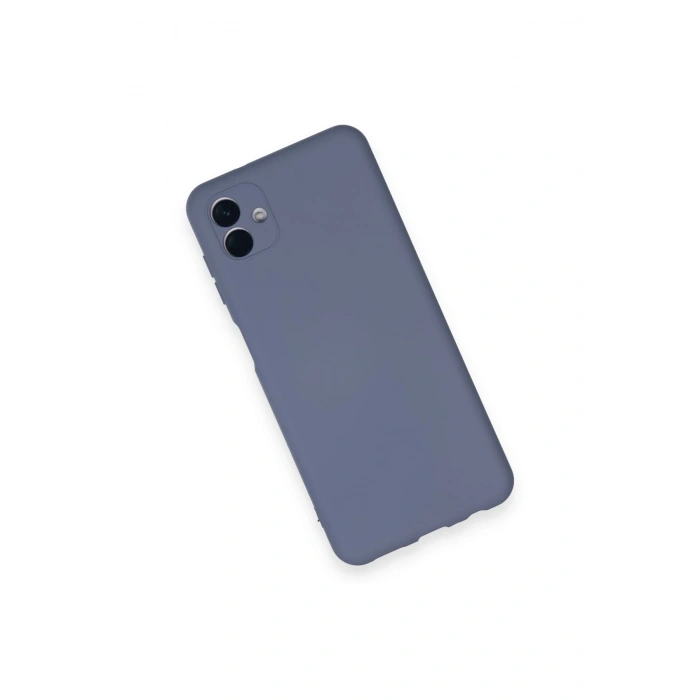 Samsung Galaxy A04 Kılıf Nano içi Kadife Silikon - Gri
